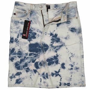 NEW Vintage Ralph Lauren Polo Jeans Company Denim Skirt! 4 or 6 Blue Acid Wash